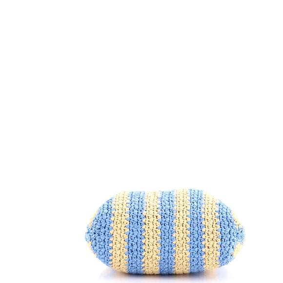 Prada Logo Tote Raffia Small #240331P11B - Picture 4 of 6